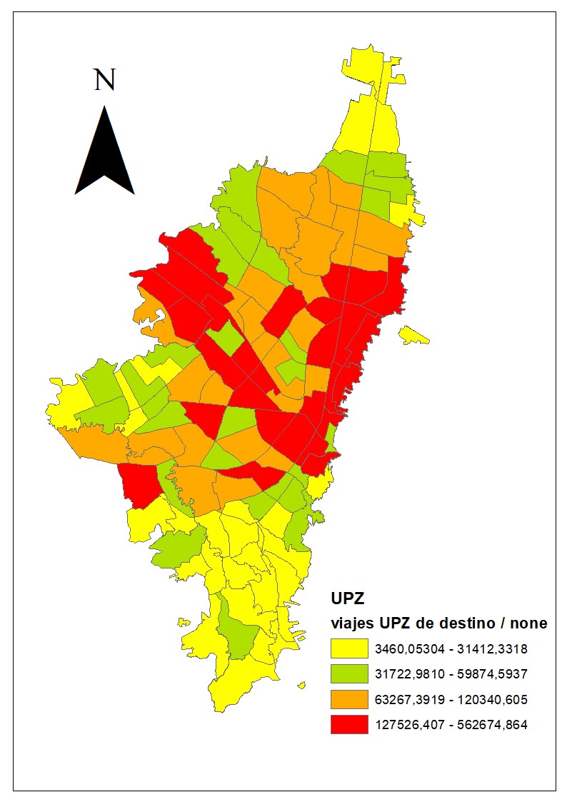 Mapa 2 movilidad en Bogotá - Acción Urbana